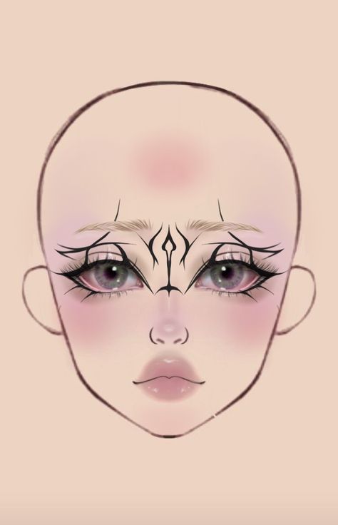 black eyeliner Angel Goth Makeup, Goth Makeup Drawing, Creative Eyeliner Looks, Makeup Hooded Eyes, Make Up Guide, Goth Eye Makeup, Makeup Charts, Korean Makeup Tips, Makeup Fails