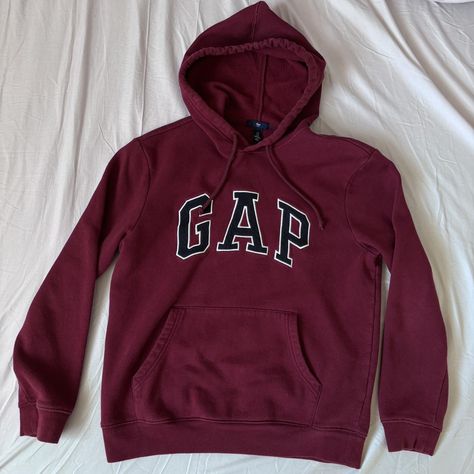 Gap burgundy hoodie with GAP logo on the front -... - Depop Burr Basket, Gap Pullover, Hoodie Gap, Burgundy Hoodie, Gap Sweatshirt, Gap Hoodie, Gap Logo, Xmas Wishes, Xmas List