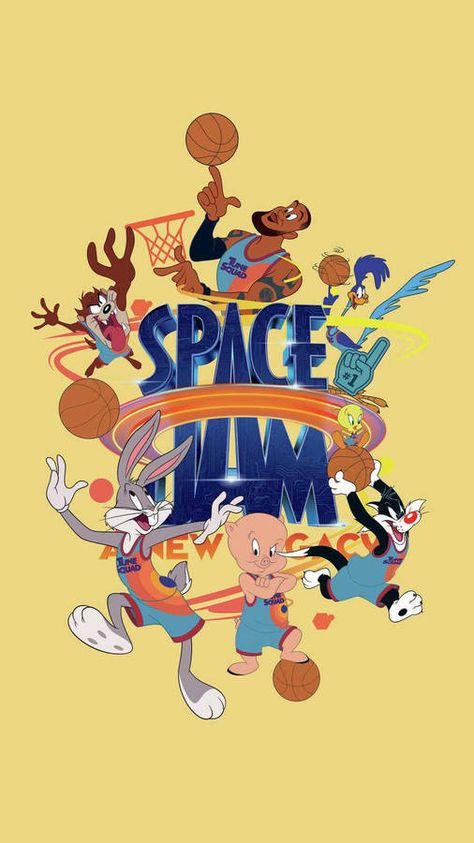 Space Jam Wallpaper, Wallpaper Iphone Space, Lakers Wallpaper, Looney Tunes Space Jam, Looney Tunes Wallpaper, Dope Wallpaper Iphone, Western Wallpaper Iphone, Looney Tunes Cartoons, Basketball Art