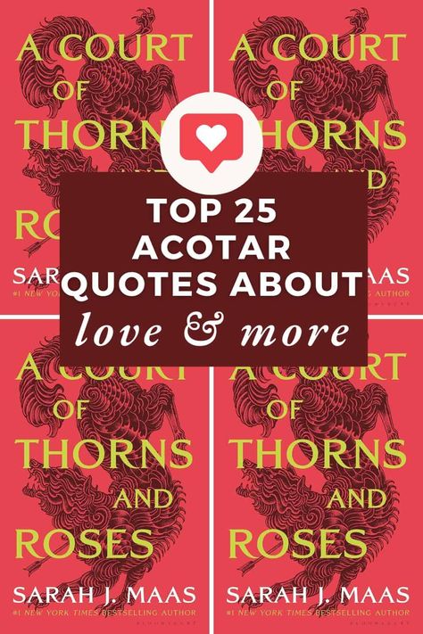 25 Best ACOTAR Quotes on Love and More (With Page Numbers) A Court Of Thorns And Roses Quotes Book, Sarah J Maas Love Quotes, Acotar Book 1 Quotes, Quotes From A Court Of Thorns And Roses, Rhysand Quotes Love, Acotar Love Quotes, Short Bookish Quotes, Best Acotar Quotes, Court Of Thorns And Roses Quote