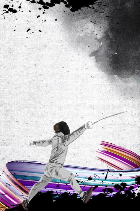 623 International Olympic Day Fencing Competition Background Fencing Wallpaper, Olympic Background, Olympics Wallpaper, International Olympic Day, Material Background, International Friendship Day, Medical Background, Book Background, Blue Banner