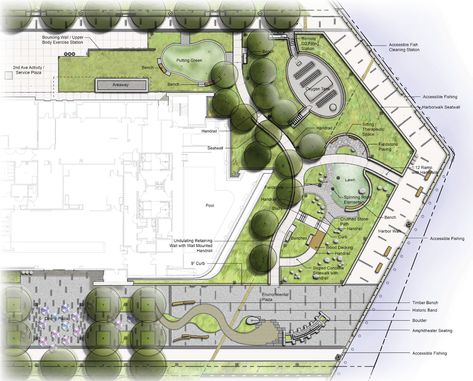 Healing garden doubles as therapy trails | Building Design + Construction Healing Garden Design, Feng Shui Garden, Labyrinth Design, Landscape Design Drawings, Garden Site, Hospital Architecture, Healing Garden, Garden Plan, Japanese Garden Design