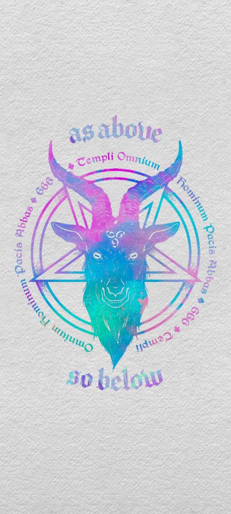 As above, so below Baphomet As Above So Below, Cute Baphomet Wallpaper, Baphomet Wallpaper Aesthetic, As Above So Below Wallpaper, Spiritual Satanism, Witch Core, As Above So Below, Alternative Art, Wallpaper Pc