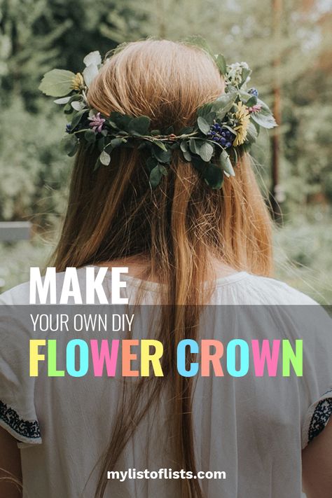 Want to join the trend of sporting a flower crown  Who doesn't want to feel like a queen. This easy DIY project will have you wanting to make more. Make Your Own Flower Crown, Garden Themed Birthday Party, Garden Themed Birthday, Make A Flower Crown, Queen For A Day, Princess Tattoo, Diy Flower Crown, Princess Party Favors, Turkey Crafts