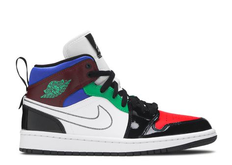 Air Jordan 1 Sneakers | Flight Club Jordan 1 Multicolor, Customising Shoes, Jordan 1 Sneakers, Wmns Air Jordan 1, Pink Jordans, Red Jordans, Nike Shoes Girls, Jordan Shoes Girls, Air Jordan 1 Mid Se