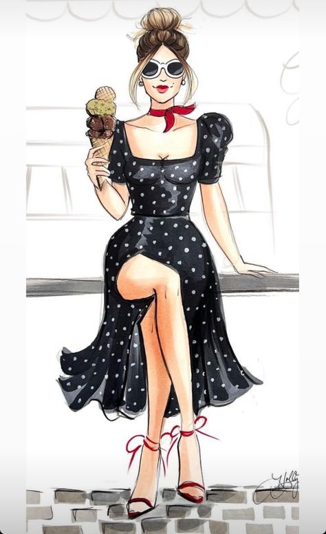 Holly Nichols Art, Holly Nichols Illustration, Holly Nichols, Fashion Art Illustration, Surf Style, Girls Illustration, Love Drawings, Drawing Ideas, Fashion Illustration