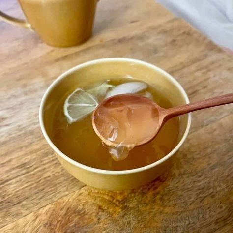 Aiyu Jelly Recipe | Taiwanese Summer Dessert Aiyu Jelly Recipe, Taiwanese Side Dishes, Taiwanese Recipes Authentic, Taiwanese Dessert Recipe, Aiyu Jelly, Alcoholic Recipes, Asian Treats, Tea Jelly, Mochi Recipe