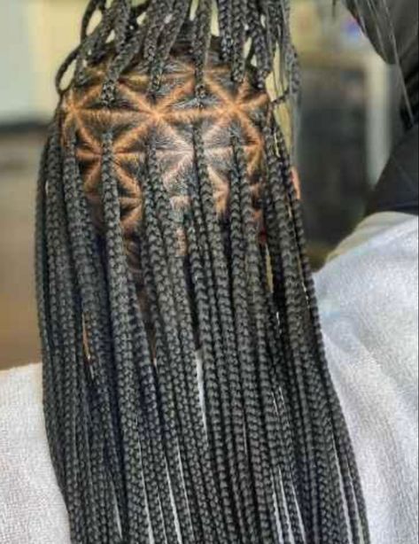 Large Triangle Knotless Braids, Small Triangle Part Knotless Braids, Medium Triangle Part Knotless Braids, Triangle Knotless Box Braids, Knotless Box Braids Medium Triangle Part, Triangle Parts Knotless Braids, Triangle Part Knotless Braids, Knotless Box Braids Triangle Parts, Knotless Braids Triangle Parts