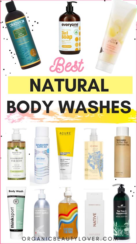 Body Wash And Lotion, Nontoxic Beauty, Healthy Makeup, Organic Body Wash, Best Body Wash, Natural Body Lotion, Natural Body Wash, Shine The Light, Top Skin Care Products