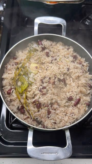 Jamaican Seasoned Rice, Season Rice Jamaican, Easy Rice And Peas Jamaican, Authentic Rice And Peas Jamaican, Pigeon Peas And Rice Jamaican, Red Peas, All Purpose Seasoning, Rice And Peas, Seasoned Salt