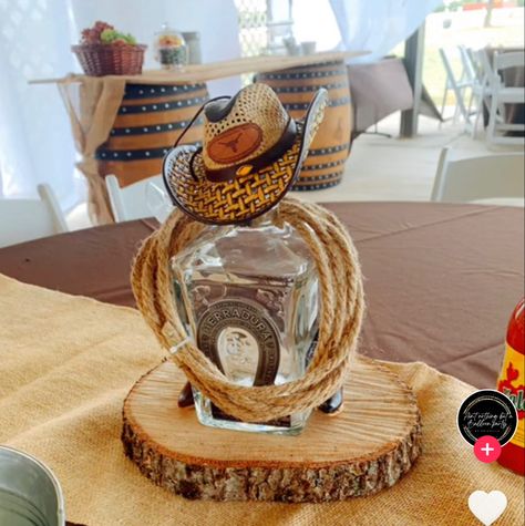 50th Birthday Cowboy Theme, Western Center Piece Cowboy Party, 50th Birthday Western Theme, Ranchero Theme Birthday Party, Vaquero Wedding Decorations, Cowboy Theme Party Centerpieces, Ranchero Decorations, Vaquero Birthday Party Ideas, Cowboy Theme Centerpieces Ideas