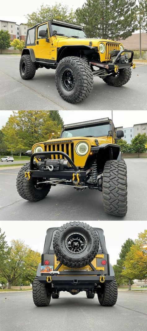 2002 Jeep Wrangler Sport TJ Super Clean BUILT! Jeep Wrangler Lifted, 2002 Jeep Wrangler, Bug Out Vehicle, Wrangler Sport, Jeep Wrangler Sport, Lifted Jeep, Rock Sliders, Jeep Tj, Jeep Wrangler Tj