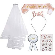 Check this out at Amazon Engagement Party Accessories, Bride To Be Banner, Hen Party Decorations, Elegant Veils, Hen Party Accessories, Bachelorette Party Supplies, Bride To Be Sash, Bride Shower, Bride Headband