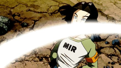 Android 17: And I thought the green guys dodging training was a waist of time. Anime Dodge Gif, Zeno Sama, Anime Dodging Gif, Negative Vibes, Anime Gifs, Dragon Balls, Dragon Ball Artwork, One Shot, Animation Reference