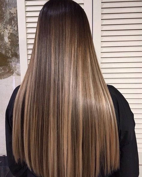 Bleach Hair Ideas, Balayage Straight Hair, Bleach Hair, Black Hair Balayage, Brown Hair Looks, Brown Hair Inspo, Brunette Hair With Highlights, Brown Hair With Blonde Highlights, Long Hair Color