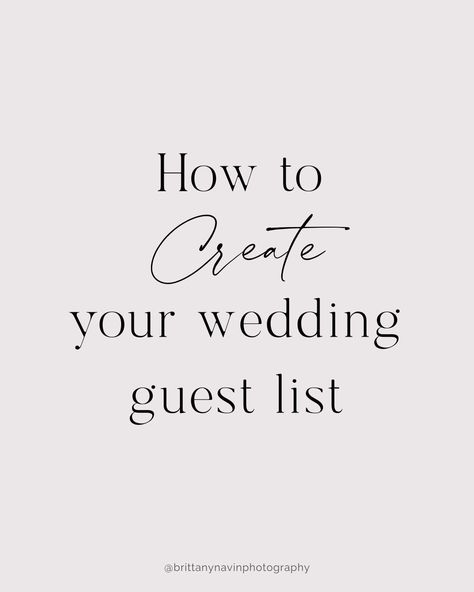 Tips on how to build your wedding guest list from an Ottawa based destination wedding photographer Wedding Guest List Tips, Guest List Template, 2025 Wedding, Wedding Guest List, Wedding Day Timeline, Wedding Confetti, Ideal Wedding, Guest List, Planning Process