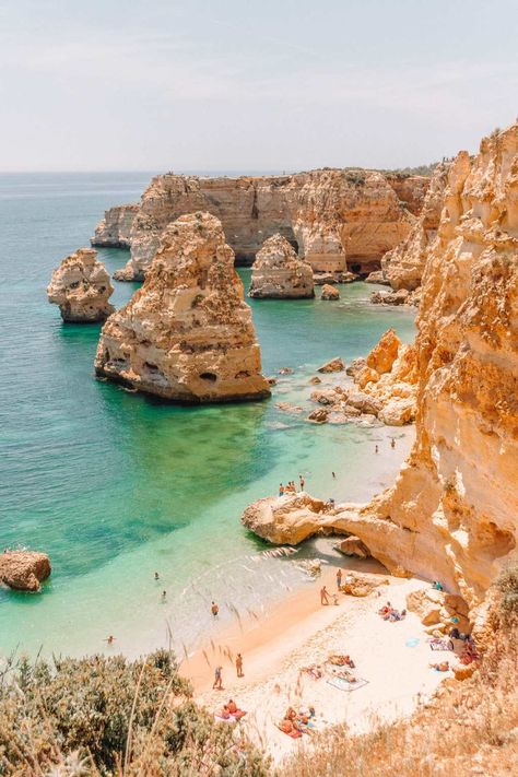 16 Very Best Places In The Algarve To Visit - Hand Luggage Only - Travel, Food & Photography Blog Best Places In Portugal, Backpacking Spain, Portugal Beach, Portugal Vacation, Places In Portugal, Spain Culture, Portugal Travel Guide, Beach Haven, Hiking Routes