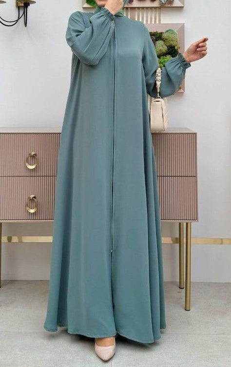 Normal Abaya Design, Simple Abaya Designs Casual, Abaya Colors, Traditional Abaya, Trendy Abaya Designs, Zipper Abaya, Trendy Abaya, Simple Abaya Designs, Burqa Designs