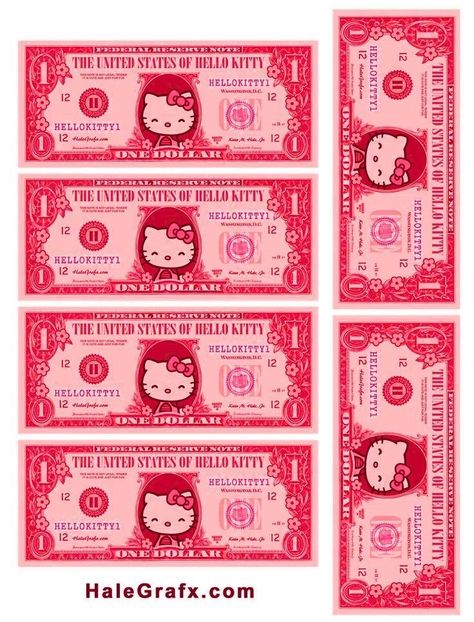 Hello Kitty Money, Hello Kitty Printables, Hello Kitty Crafts, Paper Toys Template, Paper Doll Template, Hello Kitty Birthday, Hello Kitty Art, Hello Kitty Iphone Wallpaper, Hello Kitty Pictures