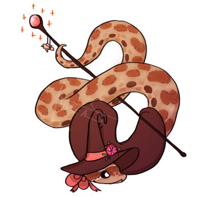 Hognose Snake Drawing, Cute Snake Art, Cute Snake Drawing, Kawaii Snake, Snake Drawings, Snake Witch, Snake Drawing, Arte Peculiar, Cute Reptiles