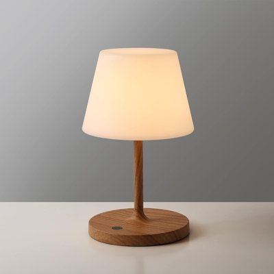 This is a practical LED table lamp with simple modern design. Warm white eye-caring soft light is evenly scattered on the snow white lampshade, creating a comfortable and romantic atmosphere space. With the multifunctional features as portable, waterproof, rechargeable, durable, it's the best table lamp with function and decoration for both indoor and outdoor scenes. Eco-friendly PE lampshade with closed structure, matte powder coated casting aluminum alloy lamp body, strong rubber tap for prote Japandi Desk Lamp, Small Touch Lamp, Home Office Desk Lamp, Battery Table Lamp, Cordless Lights, Kitchen Table Lamp, Battery Lamps, Circle Lamp, Wood Table Lamps