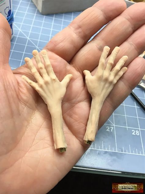 Silicone Hands for Stop Motion Puppet Henry | Morezmore Work-in-Progress Notes Stop Motion Puppet Making, Stop Motion Characters, Puppet Hands, Stop Motion Puppet, Stop Motion Movies, Chara Design, Clay Doll, Puppet Making, Clay Work