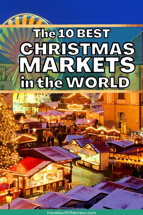 Christmas Markets are the most Christmassy things in the world! Here are the very best in the whole world plus a few honorable mentions in the US and Canada. See what made the list! Amigurumi For Beginners, Best Christmas Markets, Christmas Markets Europe, Travel Wallpaper, Christmas Markets, Travel Blogging, Travel Checklist, Visit Europe, Christmas Travel