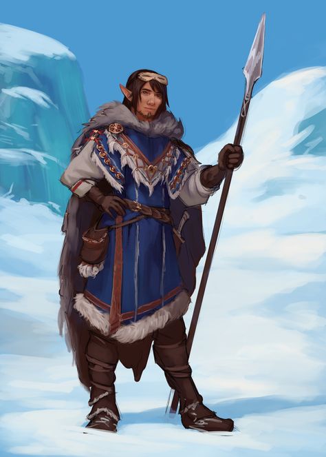 Artic Fantasy Art, Icewind Dale, Elf Man, Female Demons, Campaign Design, Creative Block, Freelance Artist, Character Designs, Dnd Characters