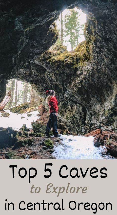 The Top 5 Caves to Explore in Central Oregon - Mike & Laura Travel Central Oregon Landscaping Ideas, Oregon Caves, Oregon Adventures, Coos Bay Oregon, Crater Lake Oregon, Oregon Landscape, Oregon Trip, Visit Oregon, Oregon Hikes