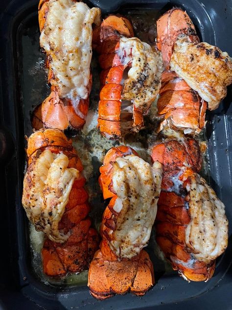 Airfryer Lobster Tail, Air Fryer Lobster Tails, Air Fryer Lobster, Lobster Tail Recipe, Cook Lobster, Heavenly Recipes, Air Fryer Pork Chops, Lobster Recipes Tail, Lobster Tail