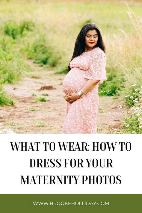 While you may not always feel your best during pregnancy, a maternity photo shoot has the ability to make you feel confident and beautiful! Your body is doing something magical after all and getting dressed up with some makeup on to take some gorgeous photos is the best way to celebrate you and your superpower! So, if you’re stressing about what to wear for your upcoming shoot, check out my tips below for some ideas! Maternity Fall Dresses, Bump Friendly, Maternity Bump-friendly Pink Dress, Bump-friendly V-neck Maternity Dress, Casual Stretch Maternity Dress, Bump Friendly, Stretch Maternity Dress Bump-friendly, Chose Outfit, Pregnancy Looks, Form Fitting Dress, Maternity Portraits