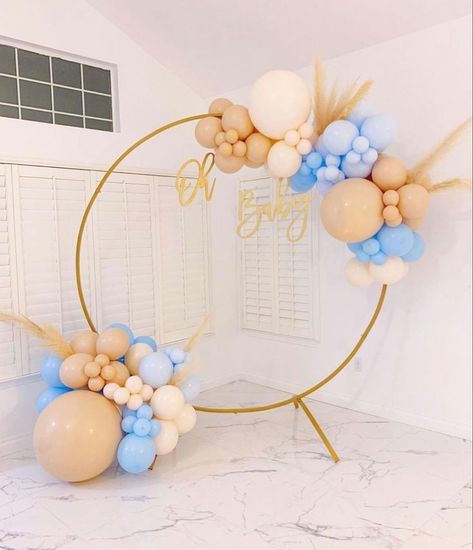 Balloon Arch Frame, Arch Balloon, Deco Ballon, Idee Babyshower, Metal Wedding Arch, Ballon Party, Baby Shower Deco, Birthday Balloon Decorations, Baby Bear Baby Shower