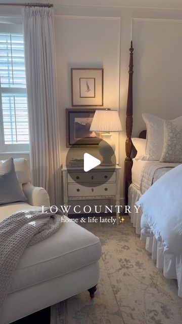 Amy Romfo on Instagram: "October skies in charleston are my favorite! Coastal, collected, timeless home with a dose of cozy. Hope you enjoy 🤍✨. 

#charlestonsc #cottagestyle #coastalinteriors #coastalliving #accessiblebeige #whitedove" Charleston Style Home Interior, Charleston Style Home, Charleston Home Decor, Charleston Style, October Sky, Accessible Beige, Timeless Home, Charleston Homes, Coastal Interiors