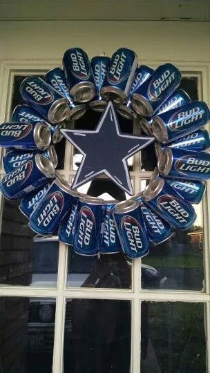 d294929786aea5ee27810dbc294cebd9.webp (304×540) Dallas Cowboys Man Cave, Nfl Crafts, Dallas Cowboys Room, Dallas Cowboys Crafts, Dallas Cowboys Birthday, Dallas Cowboys Party, Dallas Cowboys Wreath, Beer Crafts, Cowboys Wreath