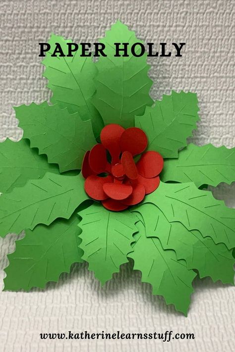 Christmas Bazar, Holly Svg, Holly Decorations, Holly Leaves, Green Paper, Beautiful Paper, Holly Leaf, Christmas Holly, Christmas Paper