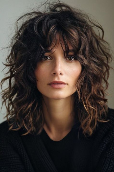 Natural Curly Hair Cuts, Shaggy Short Hair, Haircuts For Curly Hair, Natural Curls Hairstyles, Curly Hair Cuts, Hair Today, Great Hair, Layered Hair, Curly Hair Styles Naturally