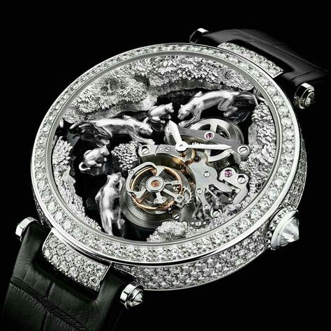 Cartier Tourbillon Watch, Simple Watches, Swiss Army Watches, Skeleton Watches, Cartier Watch, I'm With The Band, Watches Unique, Stylish Watches, Luxury Watches For Men