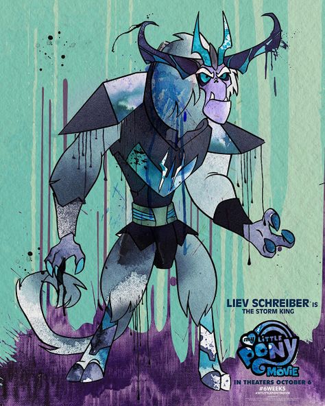 Mlp Villians, Mlp Superhero, Mlp Guardians Of Harmony, Mlp Movie Poster, Mlp Movie Fanart, Animated Movie Posters, Kings Movie, New Movie Posters, Storm King