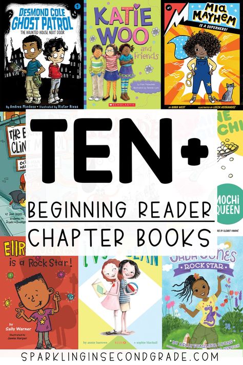 Looking for easy chapter books for your 1st or 2nd graders? Come find your class' new favorite chapter books. Your most reluctant readers can find something here! My class' latest favorite is book #1! Book Clubs 2nd Grade, Best Early Chapter Books, 2nd Grade Chapter Books, Beginning Chapter Books, Books For Second Graders, Big Lollipop, Books For 1st Graders, Library Magic, Second Grade Books