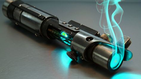 gray metal handheld tool with teal smoke #lightsaber Star Wars #1080P #wallpaper #hdwallpaper #desktop Purple Lightsaber, Blue Lightsaber, Red Lightsaber, Sabre Laser, Wallpapers For Mobile Phones, Star Wars Light Saber, High Resolution Wallpapers, Star Wars Wallpaper, Gaming Wallpapers