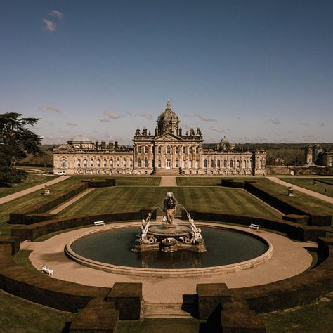 Giorgio Armani and Cabana join together in a one-of-a-kind celebration at the iconic Castle Howard in Yorkshire, England. Revel in the… | Instagram Howard Castle, Tony Stank, House Dr, Castle Exterior, Castle England, Solomons Temple, British Homes, Cabana Magazine, Castle Howard