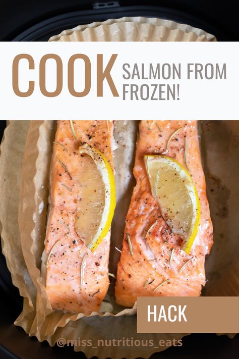 Cook Salmon From Frozen, Salmon From Frozen, Cook Frozen Salmon, Fillet Recipes, Salmon Fillet Recipes, Poke Salad, Paleo Salmon, Quick Salmon, Cook Salmon