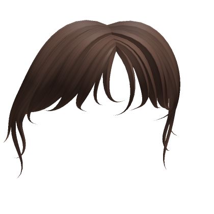 Messy Bangs in Brown - Roblox Brookhaven Bangs Code, Messy Brown Hair Codes Bloxburg, Bangs Roblox Code, Brown Bangs Id Code, Brookhaven Codes Hair Bangs, Bloxburg Brown Bangs Hair Codes, Roblox Brown Hair Bangs Codes, Bloxburg Bangs Codes Brown, Berry Avenue Codes Hair Brown Bangs