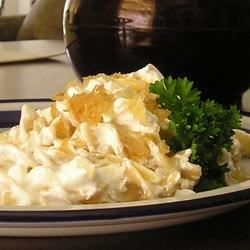 Turos Csusza (Pasta with Cottage Cheese) - Allrecipes.com Pasta With Cottage Cheese, Cottage Cheese Pasta, Cheese Noodles, Cottage Cheese Recipes, Hungarian Recipes, Spinach Recipes, Bacon Egg, Egg Noodles, Pasta Bake