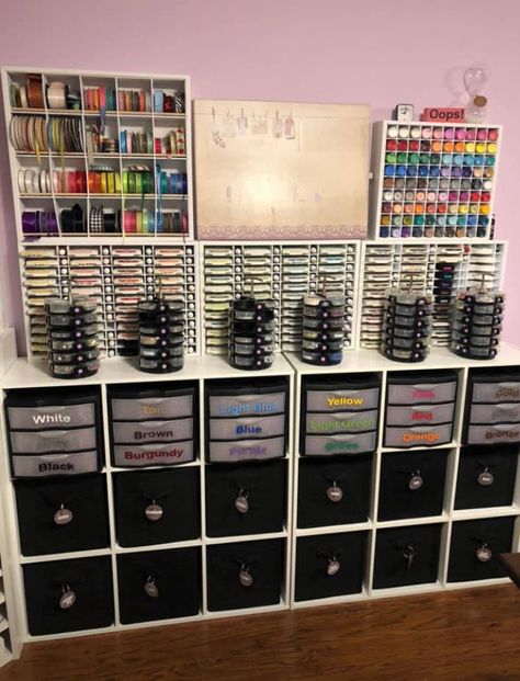 Modular Storage Ideas, Hobby Setup, Office Craft Room Combo, Armoire Diy, Craft Storage Cabinets, Home Studio Ideas, Cabin Crafts, Craft Supply Storage, Sewing Room Storage