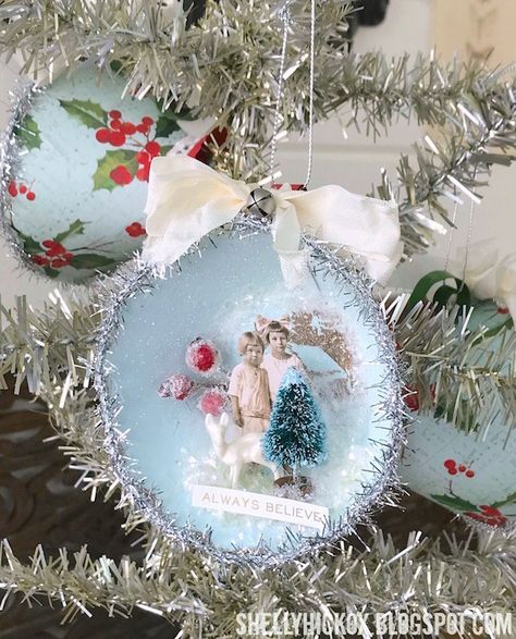 Teacup Ornaments, Teacup Christmas, Tea Crafts, Craft Day, Christmas Scenes, Christmas Ornament Crafts, Tea Cups Vintage, Ornament Crafts, Vintage Christmas Ornaments