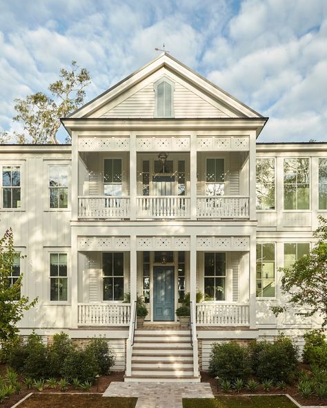 Sunday Read! Excited to see that the 2019 Idea House—a new-old home set on the water in Crane Island, Florida—is back in @southernlivingmag… | Instagram Concepts Architecture, Stilt House, Historical Concepts, Seaside Florida, Cottage Exterior, Concept Architecture, See It, Curb Appeal, Old Houses