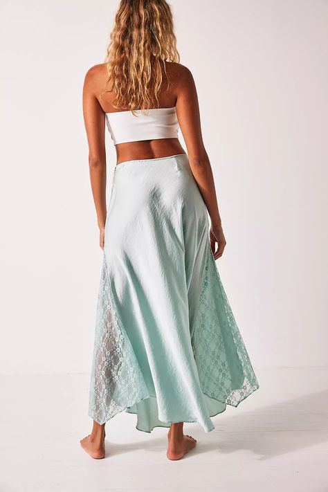 free people; fall; winter; style; casual; clothes; cozy; pockets; fit; style; chic; fashion; shopping; shopping; free-est; warm; layering; we the free; intimately; intimates; slip; half slip; sheer; maxi skirt; maxi skirt; skirt; lace; lace trim; sheer lace; mid-rise; satin; flowy; Summer Shopping Outfit, Free People Fall, Fall Winter Style, Sheer Maxi Skirt, Winter Boho, Essential Dress, Skirt Maxi, Half Slip, Trendy Clothes