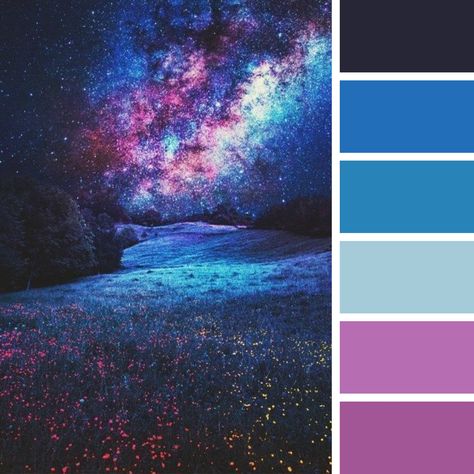 Galactic Color Palette, Space Colour Palette, Enchanted Forest Color Palette, Celestial Color Palette, Galaxy Color Palette, Silence Glaive, Planet Room, Space Color Palette, Galaxy Mural