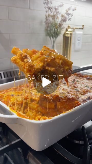 Lyndsey Windham on Instagram: "I’ve never been so excited for leftovers in my life 🤤 upgrade your typical spaghetti night with this Baked Ziti recipe to switch things up. This will definitely be added to my dinner rotation 😍

INGREDIENTS:
- Ground beef 
- 1/2 onion 🧅 
- 1/2 bell pepper 🫑 
- Garlic 🧄 
- Tomato paste (optional) 
- 32 oz jar Raos marinara 🍅
- McCormick’s thick and zesty spaghetti sauce mix 🍝
- A little less that 1/4 jar of water (in the spaghetti jar after shaken) 💦
- Heavy whipping cream 
- Ziti pasta 
- Ricotta cheese
- Mozzarella cheese (shredded) 
- Parsley 🌿 
- Seasonings used: (garlic powder, onion powder, pepper, Italian seasoning, & dried parsley) 

DIRECTIONS:
* Boil ziti noodles according to package directions.
* Brown ground beef, bell pepper, and onion. O Ziti With Alfredo And Marinara, Ziti With Ricotta Cheese, Baked Ziti With Ground Beef, Ziti Noodles, Baked Ziti With Ricotta, Spaghetti Night, Ziti Recipe, Cheese Mozzarella, Ziti Pasta